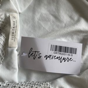 12th Tribe  Anna White Rhinestone dress